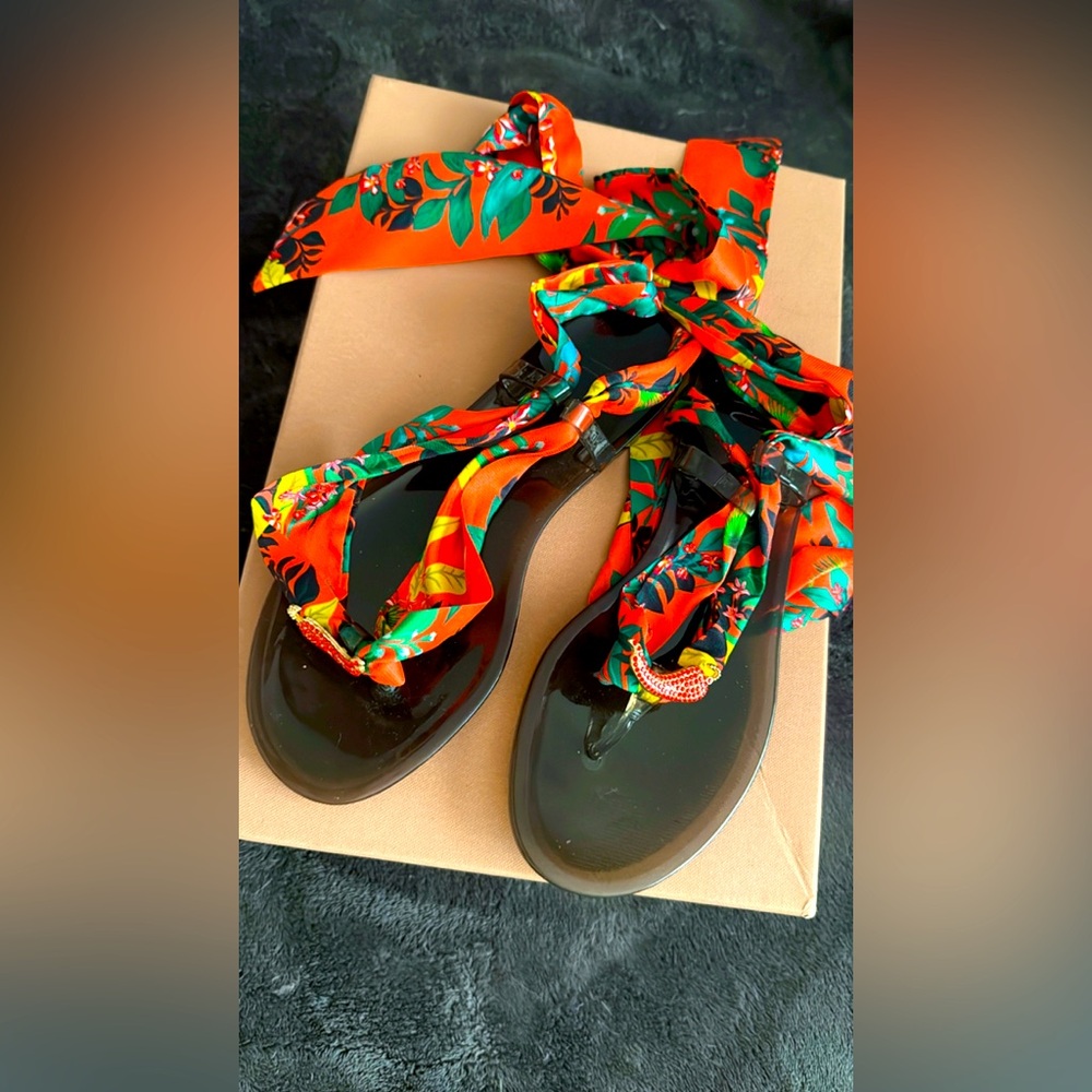 INC International Concepts Vibrant Floral Sandals